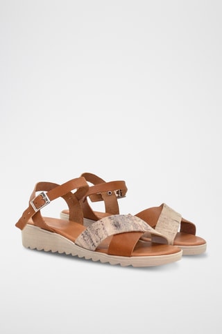 Leren Sandalen Roma - Bruin