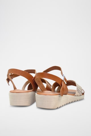 Leren Sandalen Roma - Bruin
