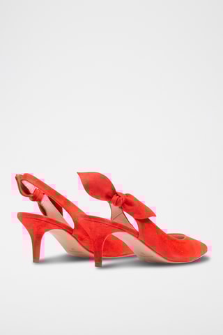Nubuck Pumps Lips - Rood