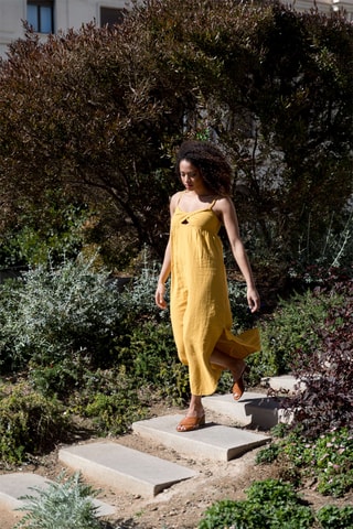 Leren Muiltjes met Hak - Bruin