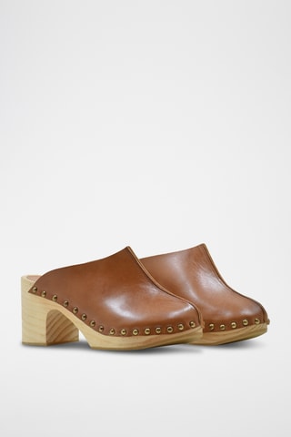 Leren Clogs Zueco - Bruin
