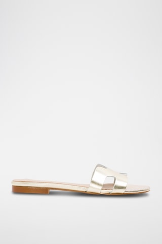 Leren Muiltjes Annetta - Goudkleurig