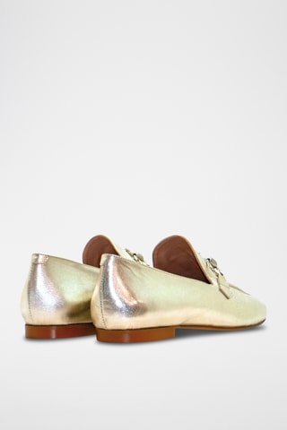 Leren Mocassins Ocean-2 - Zilverkleurig