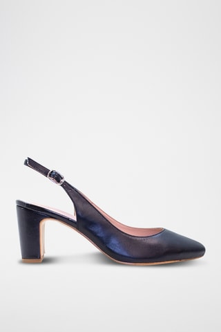 Nappaleren Pumps Selma - Zwart
