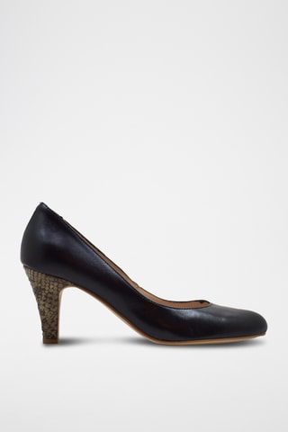 Nappaleren Pumps Albertina - Zwart