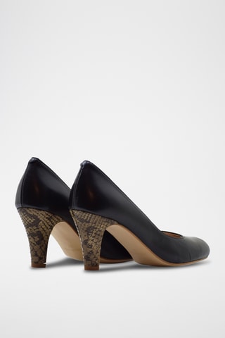 Nappaleren Pumps Albertina - Zwart