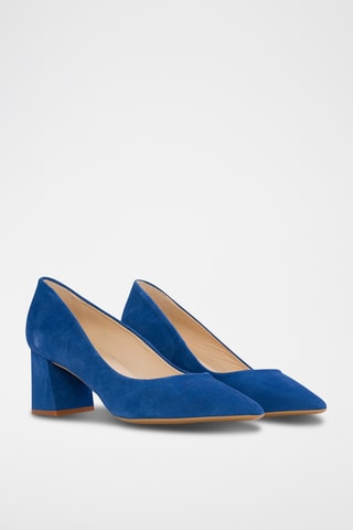 Nubuck Pumps Allegria - Blauw