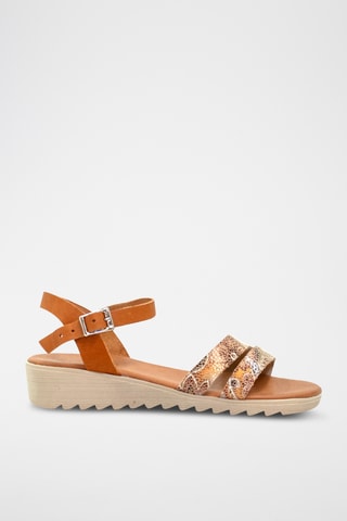 Leren Sandalen Riga - Oranje
