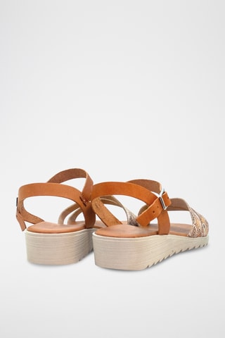 Leren Sandalen Riga - Oranje