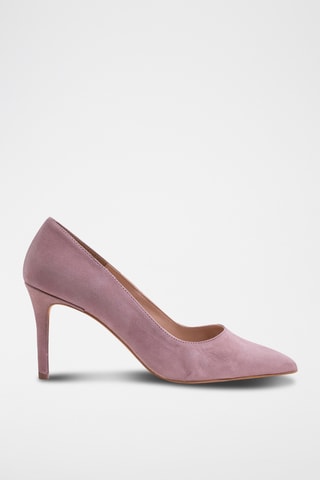 Nubuck Pumps - Nude