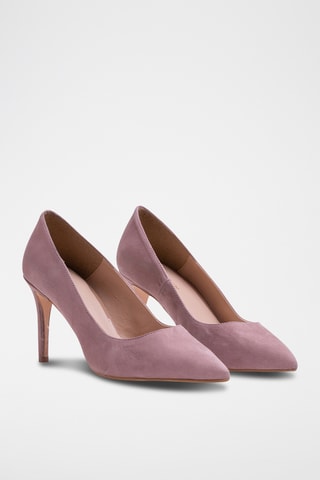 Nubuck Pumps - Nude