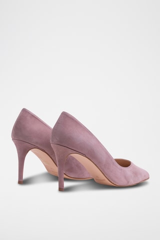 Nubuck Pumps - Nude