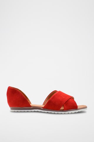 Nubuck Sandalen Cinnia - Rood