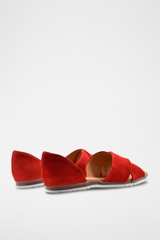 Nubuck Sandalen Cinnia - Rood