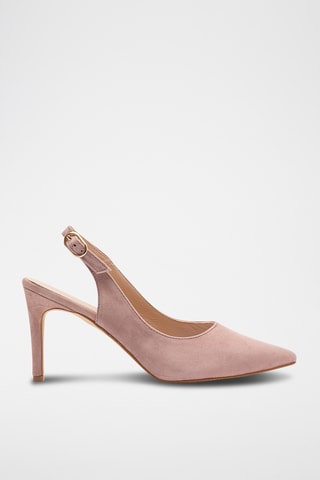 Nubuck Pumps - Nude