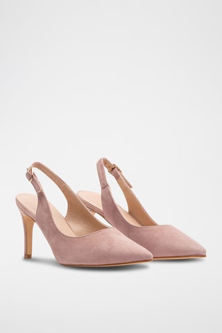 Nubuck Pumps - Nude