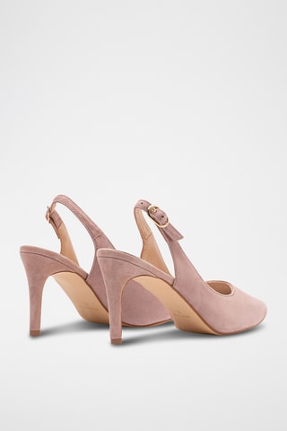 Nubuck Pumps - Nude