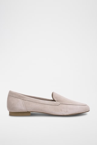 Nubuck Mocassins - Nude
