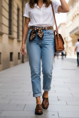 Leren Mocassins - Bruin