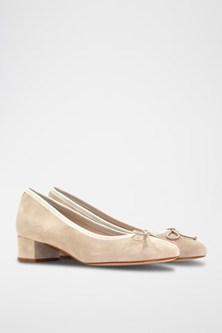 Splitnubuck Pumps Bliss - Beige