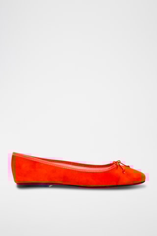 Splitnubuck Ballerina's Bimba - Rood