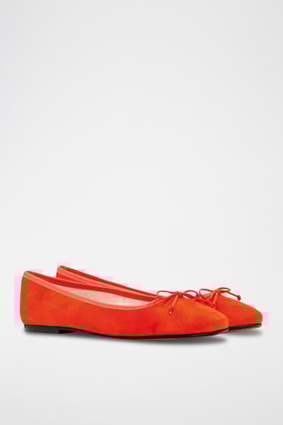 Splitnubuck Ballerina's Bimba - Rood