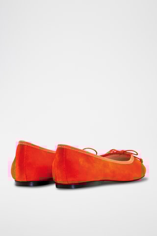 Splitnubuck Ballerina's Bimba - Rood