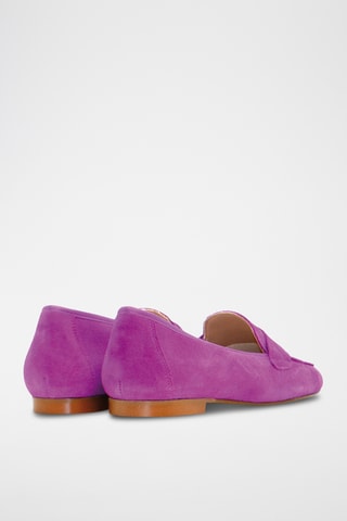 Nubuck Mocassins Ocean-1 - Roze