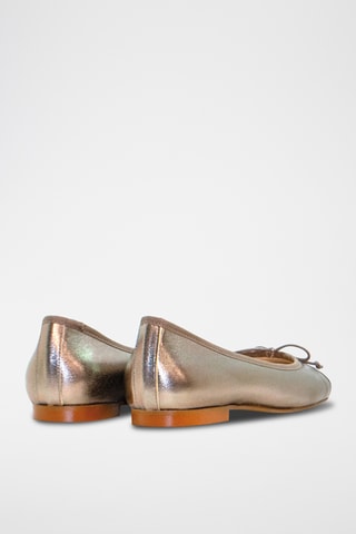 Nubuck Ballerina's - Grijs