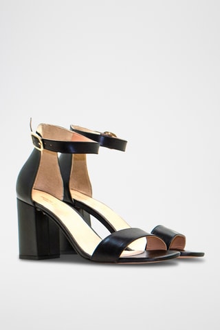 Nappeleren Sandalen met Hak Enya - Zwart