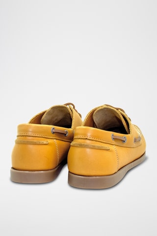 Nappaleren Bootschoenen - Geel