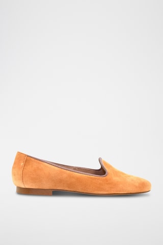 Nubuck Loafers - Nude