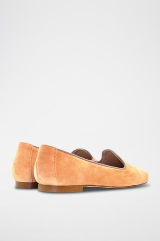 Nubuck Loafers - Nude