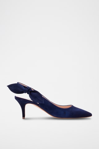 Nubuck Pumps - Marineblauw