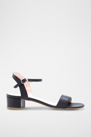 Nappeleren Sandalen met Hak Elle - Zwart