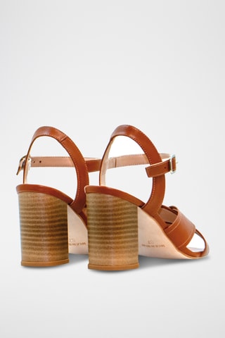 Nappeleren Sandalen met Hak Alanis - Bruin