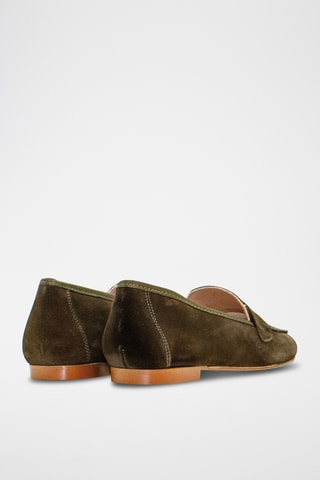 Nubuck Mocassins Ocean-1 - Groen