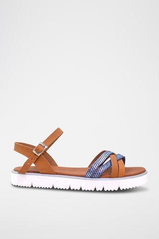 Leren Sandalen Vela - Blauw