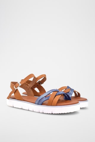 Leren Sandalen Vela - Blauw