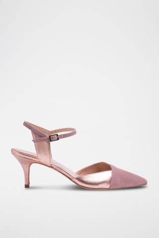 Nubuck Pumps - Nude