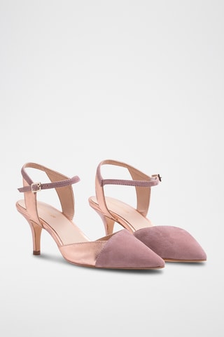 Nubuck Pumps - Nude