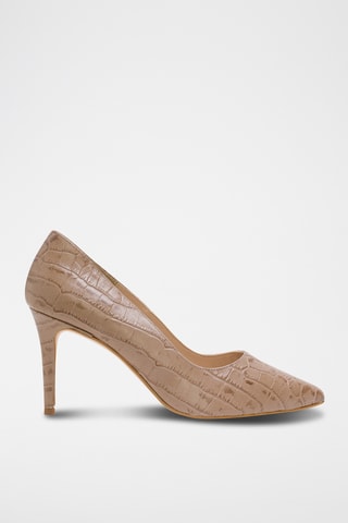 Nappaleren Pumps - Beige