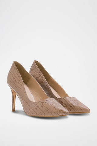 Nappaleren Pumps - Beige