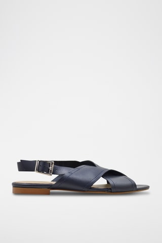 Leren Sandalen Ruan - Marineblauw