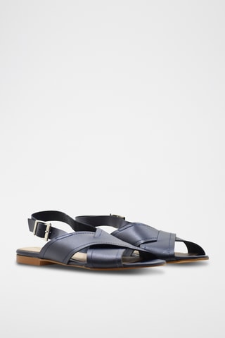 Leren Sandalen Ruan - Marineblauw