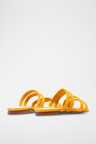 Nubuck Muiltjes - Geel