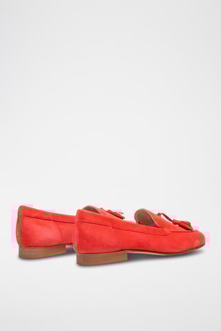 Nubuck Mocassins - Rood