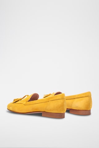 Nubuck Mocassins - Geel