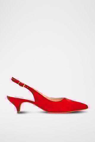 Nubuck Pumps - Rood