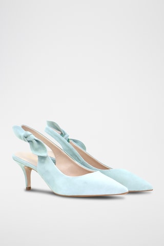 Nubuck Pumps - Lichtgroen